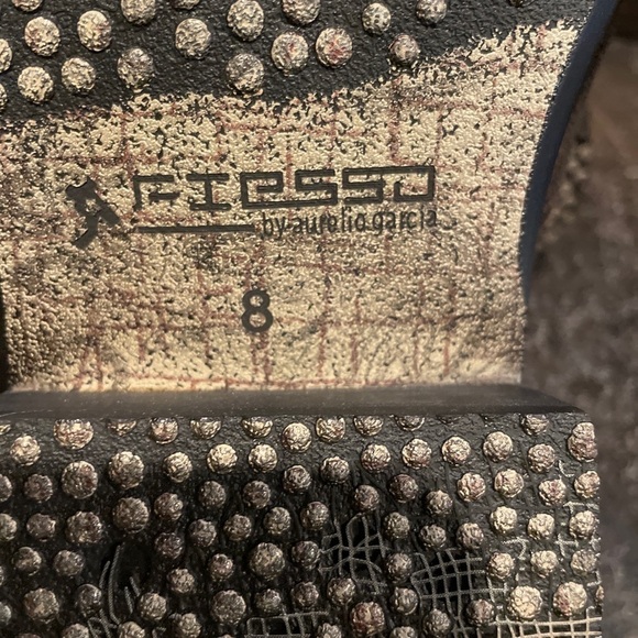 Aurelio Garcia Fiesso  Leather Suede Stitching Square Toe Slip‎ On Shoes Men's 8 - Picture 6 of 9